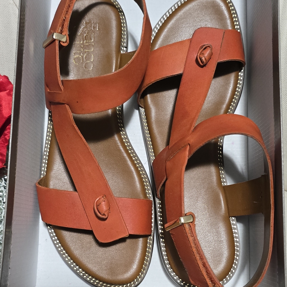 Franco Sarto Women's Orange Sandals
